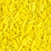 Bugles Miyuki 6 mm BGL-404 - Opaque Yellow x10g|raw }}