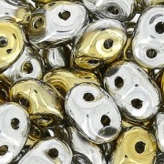 SuperDuo 2,5x5 mm Crystal California Silver x10g|raw }}