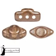 Perles en verre Volos® par Puca® 4x8 mm - Riviera Mocca x10g