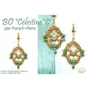 Perles en verre Volos® par Puca® 4x8 mm - Riviera Mocca x10g