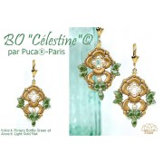 Perles en verre Volos® par Puca® 4x8 mm - Riviera Siam Fuchsia x10g