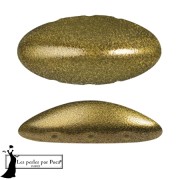 Athos 3D 3 trous® par Puca® 20x10 mm - Gold Metallic Mat x1