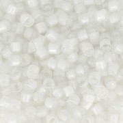 Miyuki Delica 10/0 DBM0066 - White Lined Crystal AB x8g