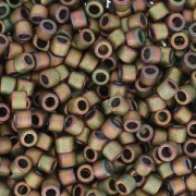 Miyuki Delica 10/0 DBM0380 - Mat Metallic Khaki Iris x8g|raw }}
