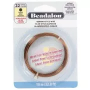 Fil de cuivre rond 0.64 mm - German Style Wire - Laiton antique x10m