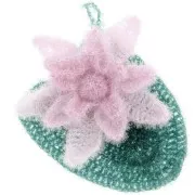 Creative Bubble - Fil à crocheter pour éponge tawashi - Dégradé Lierre x1