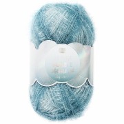 Creative Bubble - Fil à crocheter pour éponge tawashi - Dégradé Aqua x1|raw }}