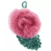 Creative Bubble - Fil à crocheter pour éponge tawashi - Dégradé Rouge x1