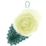 Creative Bubble - Fil à crocheter pour éponge tawashi - Dégradé Jaune x1