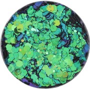 Paillettes en flacon - Jesmonite - Bleu Saphir x15g
