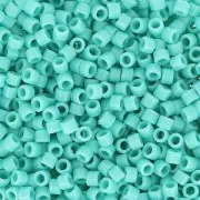 Miyuki Delica 11/0 DB0729 -  Opaque Turquoise Green x8g