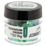 Paillettes en flacon - Jesmonite - Vert Cadmium x15g