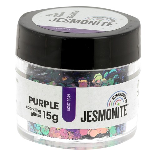 Paillettes en flacon - Jesmonite - Violet x15g