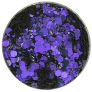 Paillettes en flacon - Jesmonite - Indigo x15g
