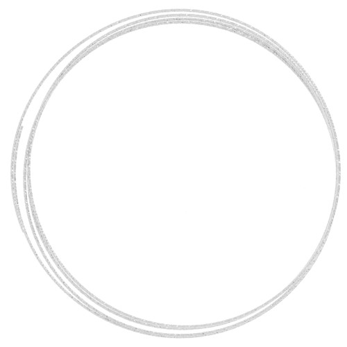 Fil semi-dur - recuit - rond diamanté 0.8 mm - Argent 925 x1m