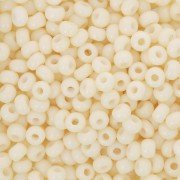 Preciosa Perles rocailles 8/0 3 mm - Solgel - Beige Dyed Chalkwhite x20g