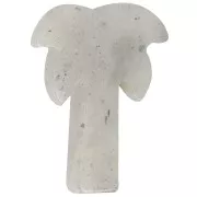 Pendentif palmier 28x22 mm en pierre gemme - Labradorite x1