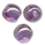 Perles en verre tchèque rondes  3 mm Lumi Amethyst x50|raw }}
