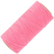 Bobine de fil ciré Linhasita - Parfum Tutti Frutti - 1 mm Pink (915) x168m