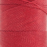 Bobine fil ciré Linhasita - Parfum Pitanga - 1 mm Rouge Cadmium (677) x168m