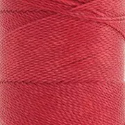 Bobine fil ciré Linhasita - Parfum Pitanga - 1 mm Rouge Cadmium (677) x168m