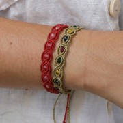 Bobine de fil ciré Linhasita pour micro macramé 0.35 mm - Topaz (30) x448m