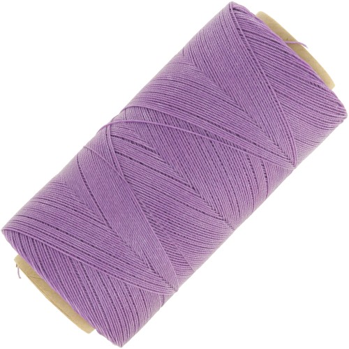 Bobine de fil ciré Linhasita pour micro macramé 0.35 mm - Lilac (69) x448m
