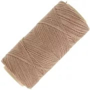 Bobine de fil ciré Linhasita pour micro macramé 0.75 mm - Cappuccino (65) x228m
