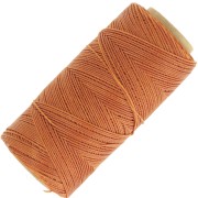 Bobine de fil ciré Linhasita pour micro macramé 0.75 mm - Ambre (388) x228m|raw }}