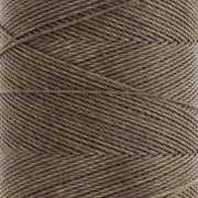 Bobine de fil ciré Linhasita pour micro macramé 0.75 mm - Brun Sépia (389) x228m