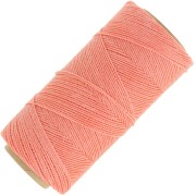 Bobine de fil ciré Linhasita pour micro macramé 0.75 mm - Corail (640) x228m|raw }}