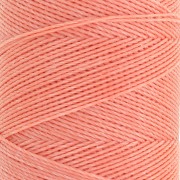 Bobine de fil ciré Linhasita pour micro macramé 0.75 mm - Corail (640) x228m