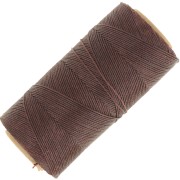 Bobine de fil ciré Linhasita pour micro macramé 0.75 mm - Cacao (667) x228m