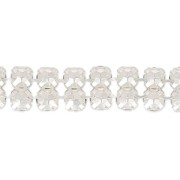 PureCrystal Crystal Mesh 40001 2 rangs 5,3 mm Crystal  x5cm