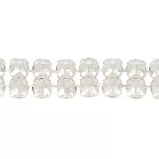 PureCrystal Crystal Mesh 40001 2 rangs 5,3 mm Crystal  x5cm