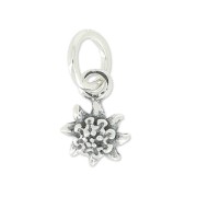 Breloque Edelweiss 9.5 mm en Argent 925 x1