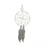Pendentif attrape rêves 19 mm en Argent 925 x1