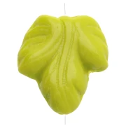 Perles feuilles de vigne 15.5x14 mm - Opaque Olivine x5