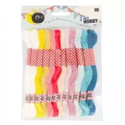 Assortiment 24 écheveaux - Fils coton pour bracelet brésilien & broderie - Fashion