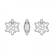 Pendentif PureCrystal 6748 Edelweiss 14 mm Crystal  x1