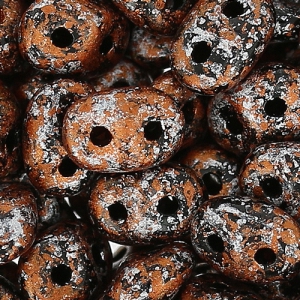 SuperDuo 2,5x5 mm Tweedy Copper x10g