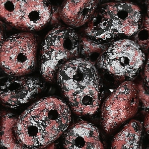 SuperDuo 2,5x5 mm Tweedy Red x10g