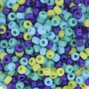 Vert - Mix de rocailles Miyuki 8/0 - Total Turquoise x8g Mix de rocailles Miyuki 8/0 - Total Turquoise x8g