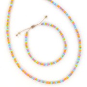 Mix de rocailles Miyuki 8/0 - Flower Field x8g