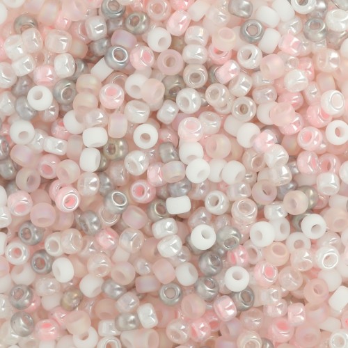 Mix de rocailles Miyuki 11/0 - Moon x8g