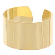 Bracelet en laiton 30x150 mm - Doré à l'or fin x1|raw }}