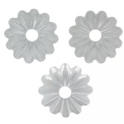 Coupelles striées 6 mm - Argenté x20|raw }}