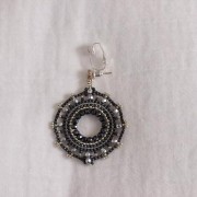 Convertisseurs de clous d'oreilles en clips 19x5 mm - Argenté x2