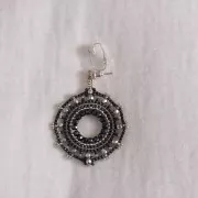 Convertisseurs de clous d'oreilles en clips 19x5 mm - Argenté x2