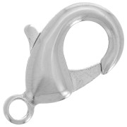 Fermoir mousqueton 19 mm Argenté x1